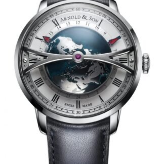 Arnold & Son Globetrotter Artistic Dial, Silver