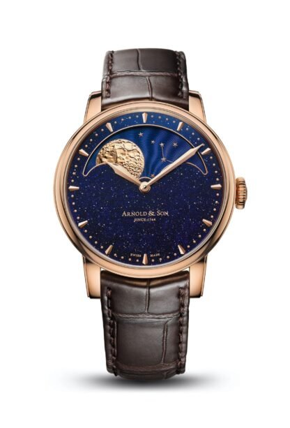 Arnold & Son Perpetual Moon Gold Blue