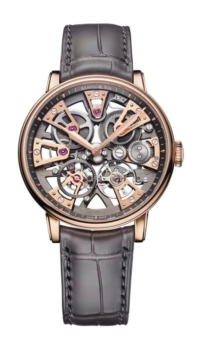 Arnold & Son Nebula 38 Red Gold Gray
