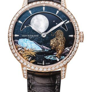 Arnold & Son Perpetual Moon 38 Red Gold “Year Of The Tiger” Artistic Dial, Blue