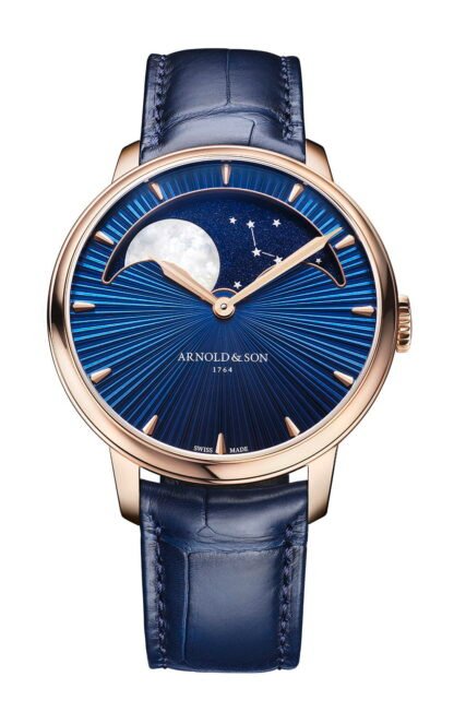 Arnold & Son Perpetual Moon 41.5 Red Gold Blue