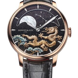 Arnold & Son Perpetual Moon 41.5 Red Gold “Year Of The Dragon” Black