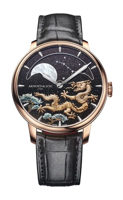 Arnold & Son Perpetual Moon 41.5 Red Gold “Year Of The Dragon” Black