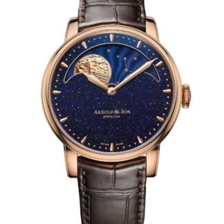 Arnold & Son Perpetual Moon Gold Aventurine Blue