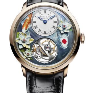 Arnold & Son Ultrathin Tourbillon Koi Artistic Dial, White