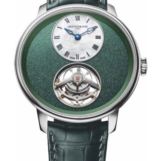 Arnold & Son Ultrathin Tourbillon Platinum Green, White
