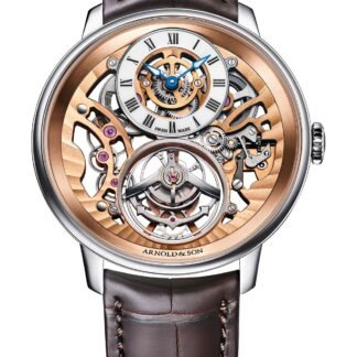 Arnold & Son Ultrathin Tourbillon Skeleton Platinum Gold, White