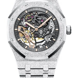 Audemars Piguet Royal Oak Frosted Gold Double Balance Wheel Openworked Gray