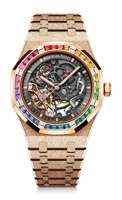 Audemars Piguet Royal Oak Frosted Gold Double Balance Wheel Openworked