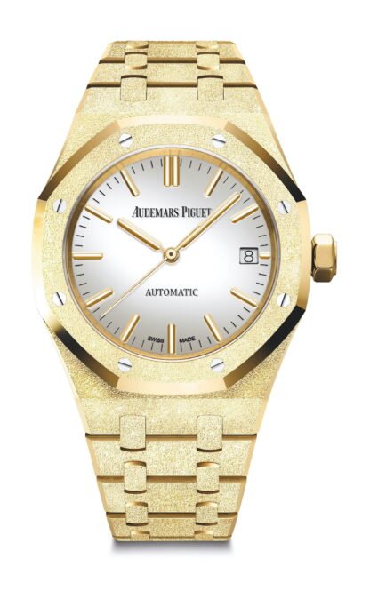Audemars Piguet Royal Oak Frosted Gold Selfwinding Silver