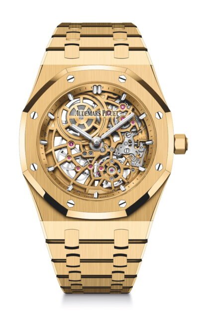 Audemars Piguet Royal Oak “Jumbo” Extra-Thin Openworked Gold