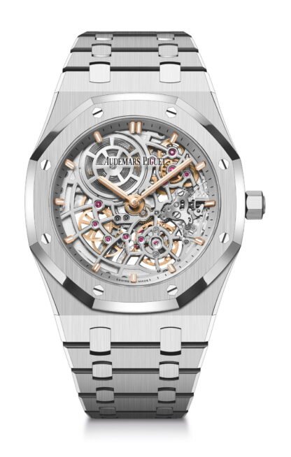 Audemars Piguet Royal Oak “Jumbo” Extra-Thin Openworked Gray