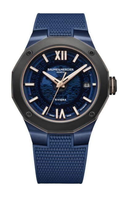 Baume & Mercier Riviera Acier-Titane Blue