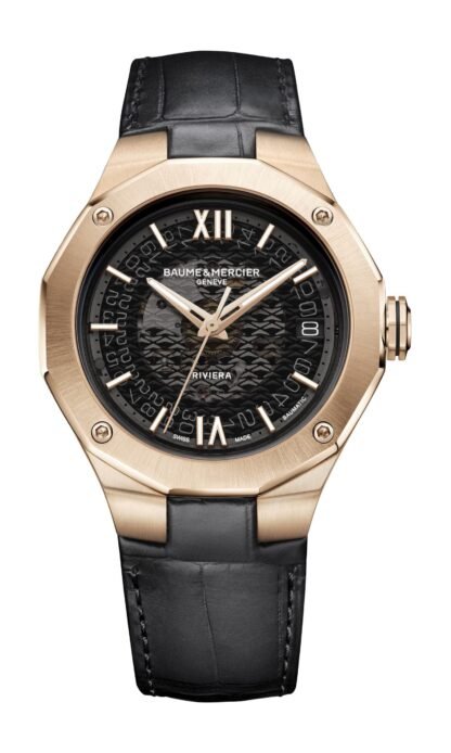 Baume & Mercier Riviera Gold Black