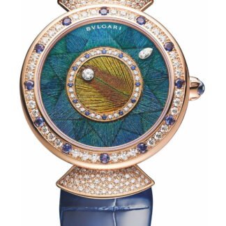 Bvlgari Divas’ Dream Peacock Dischi Artistic Dial, Blue