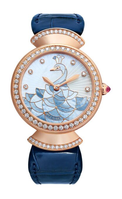 Bvlgari Divas’ Dream Peacock Mother Of Pearl Marquetry Blue