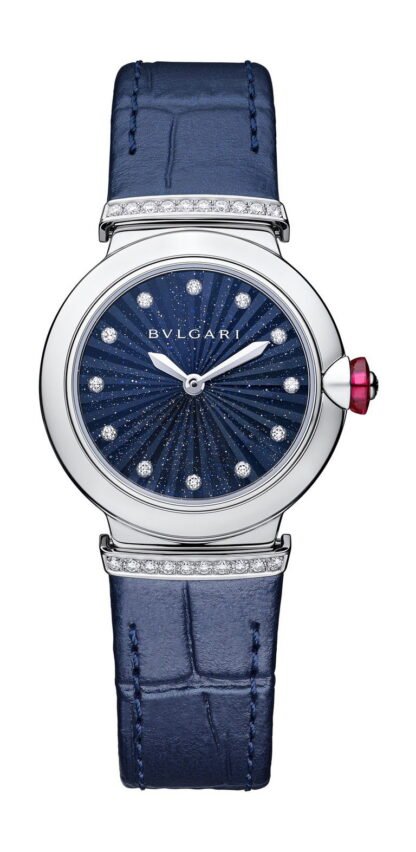 Bvlgari Lvcea Intarsio Aventurine 28Mm Blue
