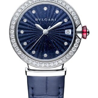 Bvlgari Lvcea Intarsio Aventurine 33Mm Blue
