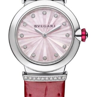 Bvlgari Lvcea Intarsio Pink Mother-Of-Pearl 28Mm Pink