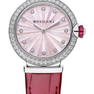 Bvlgari Lvcea Intarsio Pink Mother-Of-Pearl 33Mm Pink