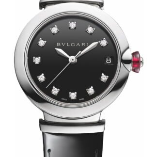 Bvlgari Lvcea Steel Black Laquered Dial Black