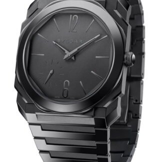 Bvlgari Octo Finissimo Automatic Black Sandblast-Polished Ceramic Black