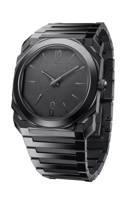 Bvlgari Octo Finissimo Automatic Black Sandblast-Polished Ceramic Black