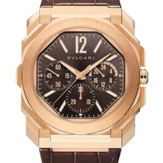 Bvlgari Octo Finissimo Chronograph Gmt Automatic Brown