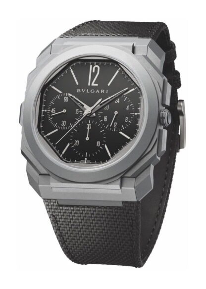 Bvlgari Octo Finissimo Chronograph Gmt Titanium Black