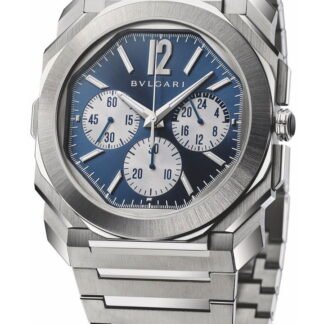 Bvlgari Octo Finissimo S Chronograph Gmt Steel Blue