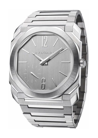 Bvlgari Octo Finissimo S Steel Slivered Dial Silver