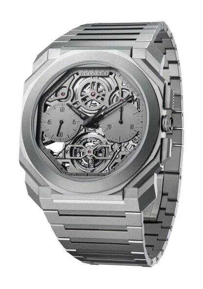 Bvlgari Octo Finissimo Tourbillon Chronograph Skeleton Automatic Gray