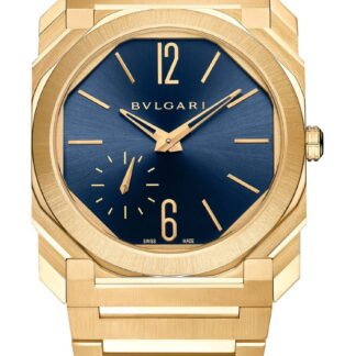 Bvlgari Octo Finissimo Yellow Gold Automatic Blue