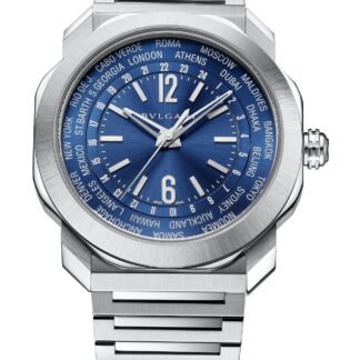 Bvlgari Octo Roma Worldtimer Steel Blue