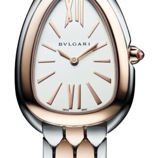 Bvlgari Serpenti Seduttori Steel And Rose Gold White