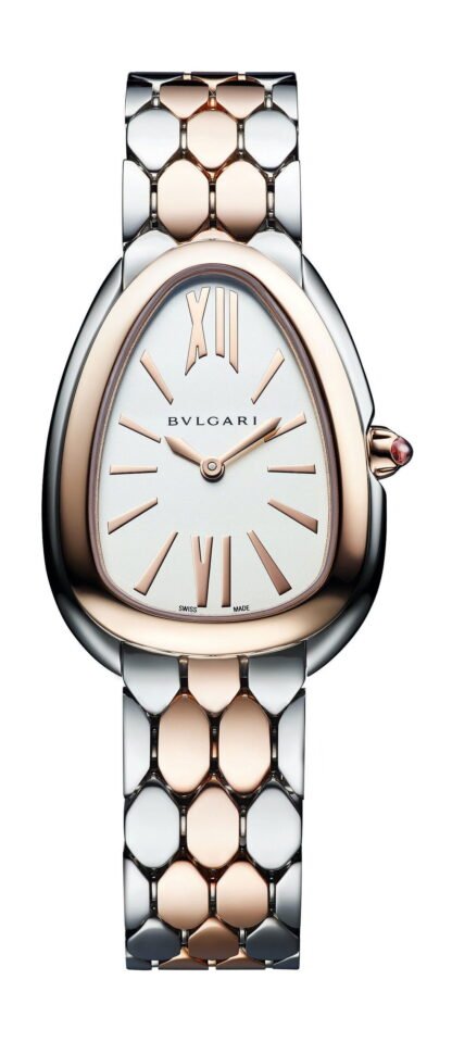 Bvlgari Serpenti Seduttori Steel And Rose Gold White