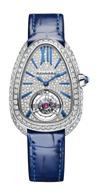 Bvlgari Serpenti Seduttori Tourbillon White Gold White