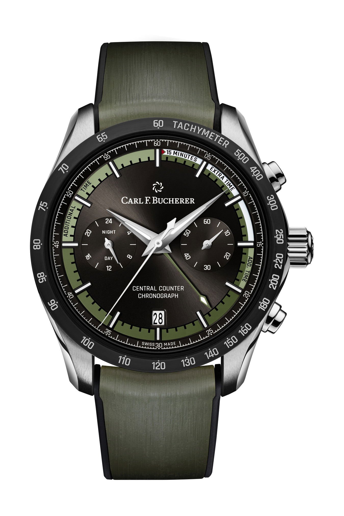 Carl F. Bucherer Manero Central Counter Black