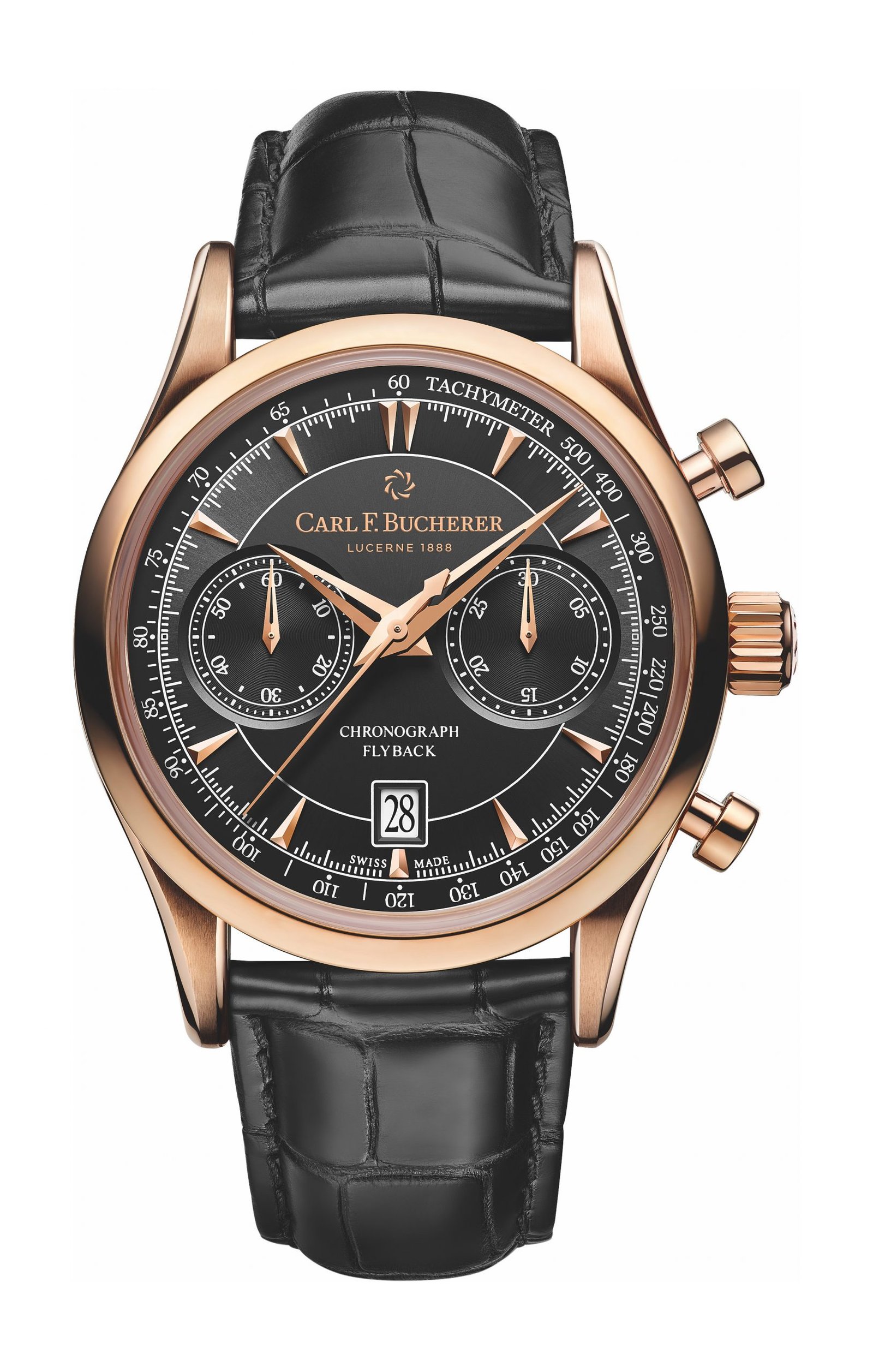 Carl F. Bucherer Manero Chronograph Flyback Black