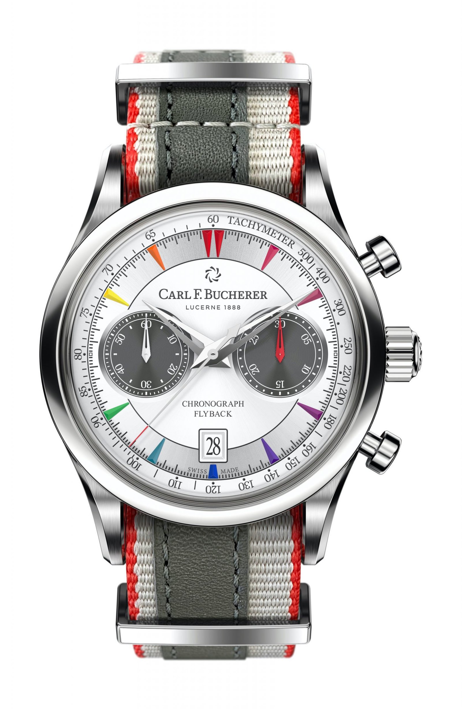 Carl F. Bucherer Manero Flyback Signature Silver