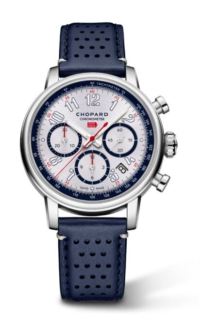 Chopard Mille Miglia Classic Chronograph French Limited Edition Silver