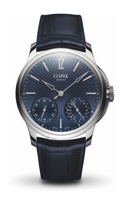 Czapek Quai Des Bergues No. 17 Double Soleil Deep Blue Blue