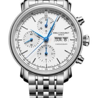 Emile Chouriet Lac Léman Classic Chronograph White