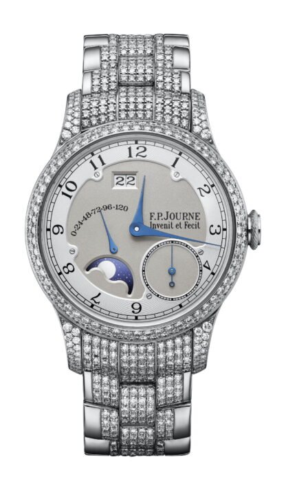 F.P.Journe Divine 36 Mm Set With Diamonds Gray