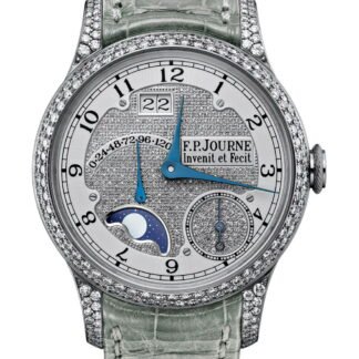 F.P.Journe Divine 36 Mm Set With Diamonds Gray