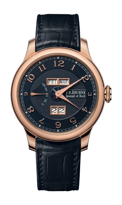 F.P.Journe Quantième Perpétuel Blue Silver Dial Blue