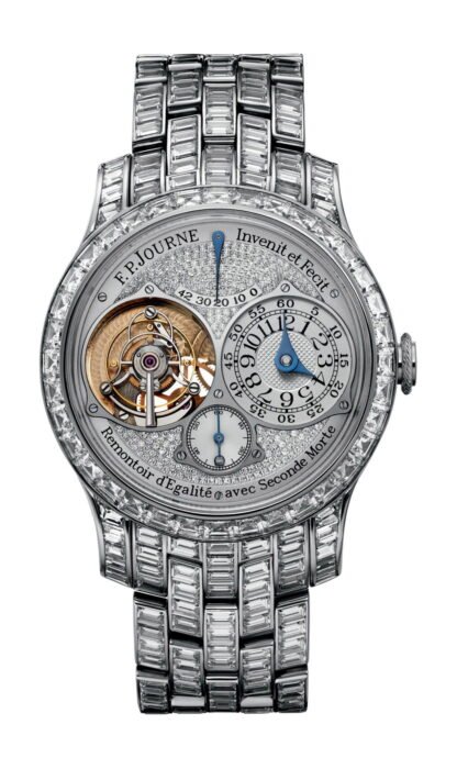 F.P.Journe Tourbillon Souverain Set With Diamonds White