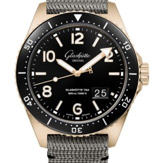 Glashütte Original Seaq Panorama Date Red Gold Black
