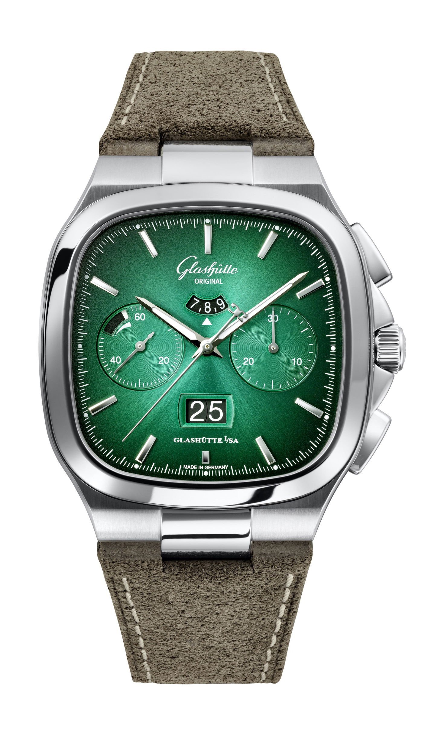 Glashütte Original Seventies Chronograph Panorama Date Green