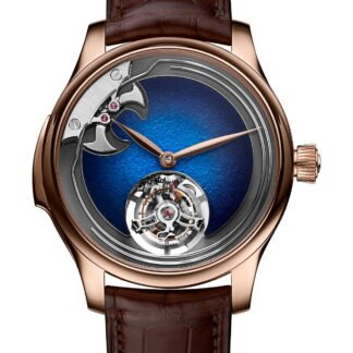 H. Moser & Cie Endeavour Concept Minute Repeater Tourbillon Aqua Blue Blue